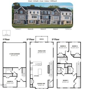 New construction Townhouse house 706 Dorset Stream Street, Fuquay Varina, NC 27526 - photo 1 1