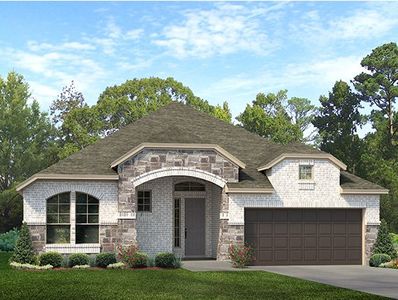 New construction Single-Family house Payton, 2439 South Cherry Street, Tomball, TX 77375 - photo