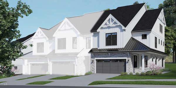 New construction Townhouse house 3925 Lost Fawn Court, Raleigh, NC 27612 Kingston- photo