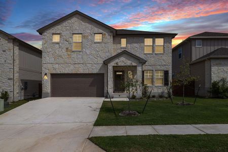 New construction Single-Family house 631 Wild Spur Ln, Liberty Hill, TX 78642 The McKinnon (C451)- photo 0