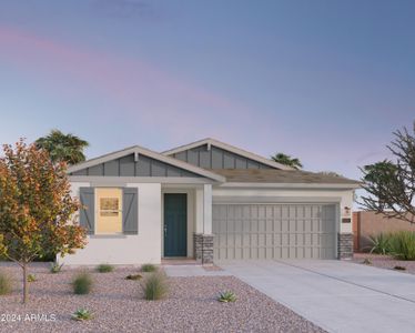 New construction Single-Family house 12402 W Levi Drive, Avondale, AZ 85323 Clover- photo 0