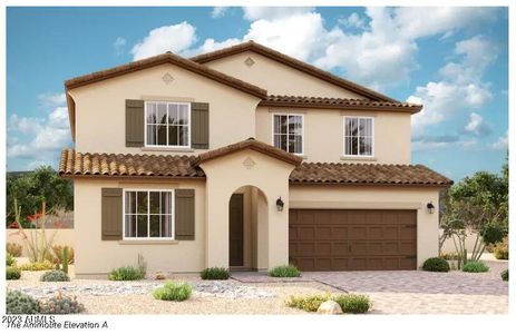 New construction Single-Family house 40384 W Wade Drive, Maricopa, AZ 85138 Ammolite- photo 0