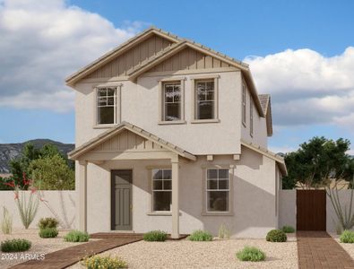 New construction Single-Family house 2247 W Paso Trail, Phoenix, AZ 85085 Ridgeline Homeplan- photo 0