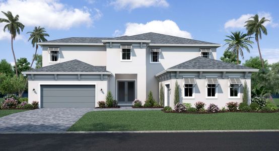 New construction Single-Family house Canary 3 (Palm Collection), 15303 Serengeti Boulevard, Spring Hill, FL 34610 - photo