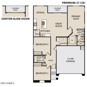 New construction Single-Family house 1993 E Lariat Avenue, San Tan Valley, AZ 85140 Primrose Homeplan- photo