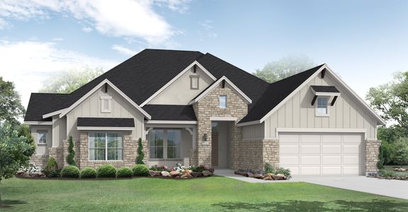 New construction Single-Family house 117 Quiet Oak Rd, San Marcos, TX 78666 Hamilton- photo 0