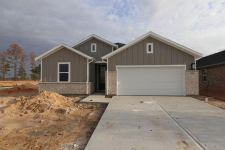 New construction Single-Family house 21846 Redwood Bluff Trail, Cypress, TX 77433 Rayburn- photo 1 1