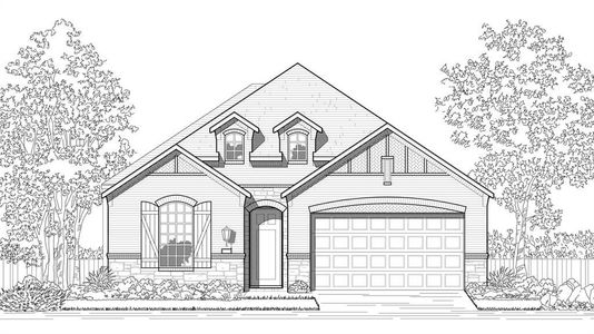 New construction Single-Family house 1213 Jolie Rose Bnd, Leander, TX 78641 Davenport Plan- photo 0