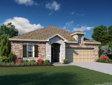 New construction Single-Family house 12614 Auriga, San Antonio, TX 78245 Makenzie Homeplan- photo 0 0