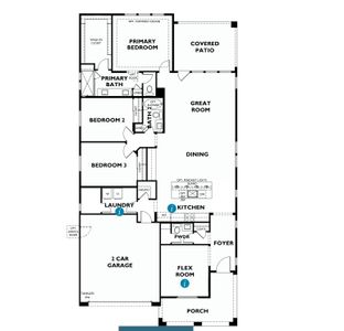 New construction Single-Family house 21299 E Sparrow Dr, Queen Creek, AZ 85142 Plan 4022 Elevation C- photo 0