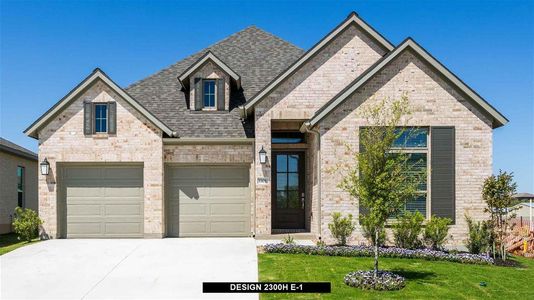 New construction Single-Family house 1101 Spring Gulch Lane, Georgetown, TX 78628 Design 2300H- photo