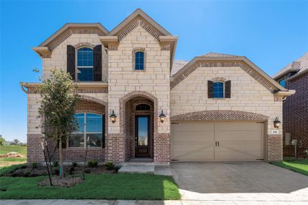 New construction Single-Family house 608 Rustic Trail, Argyle, TX 76226 Livingstone II w/Theater- photo 0