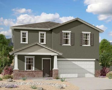 New construction Single-Family house 2056 E Grazing Meadow Lane, San Tan Valley, AZ 85140 Spectra- photo 0