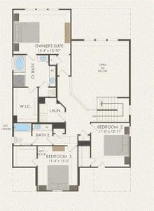 Pulte Homes, Saddlebrook floor plan