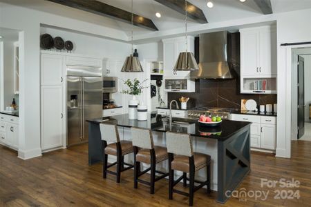 Open kitchen concept