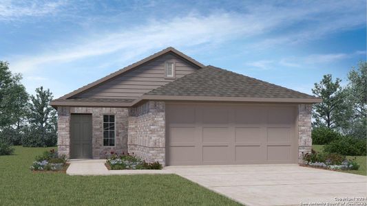 New construction Single-Family house 4231 Thyme Garden, Von Ormy, TX 78073 The Amber- photo 20 20