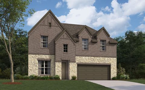 New construction Single-Family house 16933 Leatherflower Blvd, Fort Worth, TX 76247 The Galveston II- photo 3 3