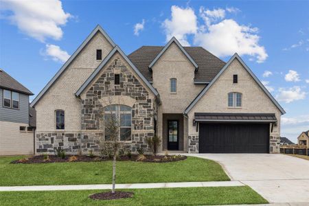 New construction Single-Family house 2017 Gathering Trail, Northlake, TX 76226 The Bluffstone- photo 0