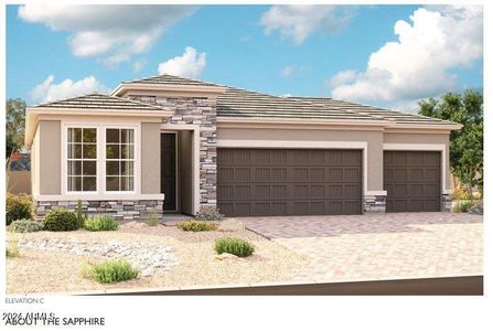 New construction Single-Family house 17787 W Blue Sky Drive, Surprise, AZ 85387 Sapphire- photo 0 0