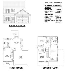 New construction Single-Family house Magnolia II, Knoll Way, Sanford, NC 27332 - photo