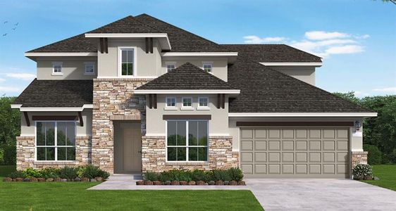 New construction Single-Family house 208 Ranchland Pass, Liberty Hill, TX 78642 Zavalla (3253-CM-50)- photo 0 0