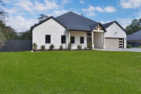 Spacious front and back yard