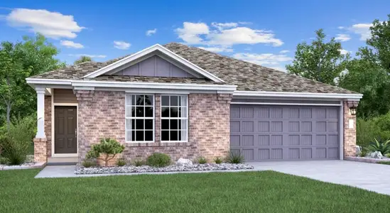 New construction Single-Family house 1921 Four Waters Loop, Georgetown, TX 78628 Cardwell- photo 0