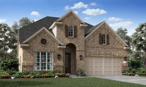 New construction Single-Family house 732 Waterbrook Parkway, Argyle, TX 76226 Somerville II w/Theater- photo 0