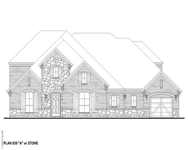 New construction Single-Family house Plan 859, 1422 Fieldstone Drive, Midlothian, TX 76065 - photo
