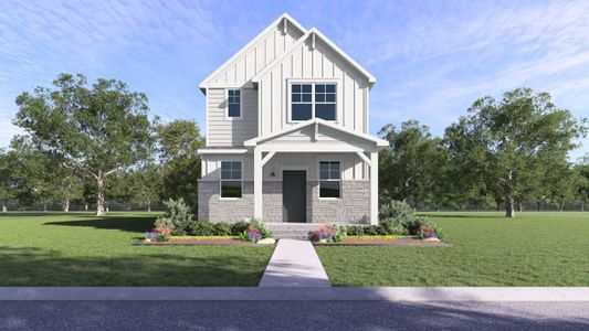 New construction Single-Family house The Buchanan, 2267 Wallin Bradley Drive, Round Rock, TX 78665 - photo