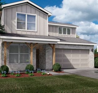 New construction Single-Family house The Forest View, 717 Willowbrook Avenue, New Braunfels, TX 78130 - photo