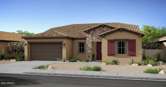 New construction Single-Family house 3129 E Brigadier Court, Queen Creek, AZ 85142 Jerome- photo 0