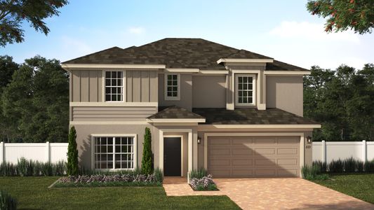 Newcastle Cladding Elevation | Harrell Oaks in Orlando, FL by Landsea Homes