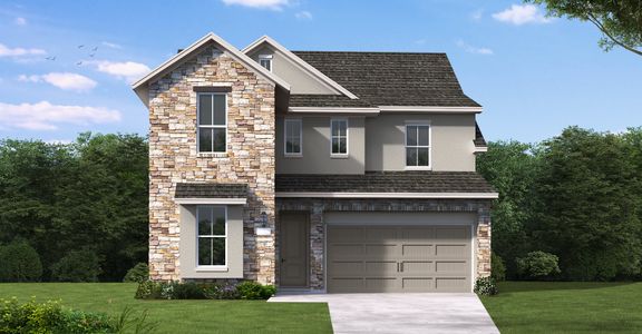 New construction Single-Family house 1129 Silver Dollar Trl, Georgetown, TX 78628 Emory (2801-CS-35)- photo 0