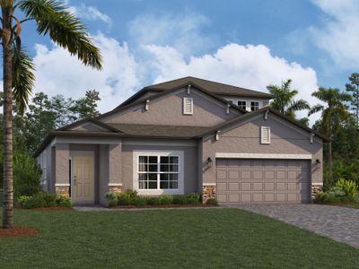 New construction Single-Family house Newport II Bonus, 10805 Rolling Moss Road, Tampa, FL 33647 - photo