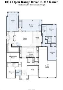 New construction Single-Family house 1014 Open Range Drive, Mansfield, TX 76063 272 Plan- photo