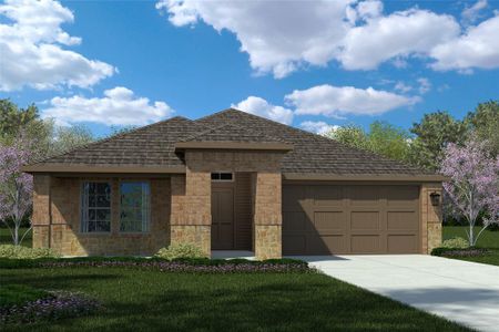 New construction Single-Family house 5800 Rock Lake Drive, Denton, TX 76226 SEABROOK- photo 0