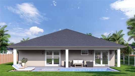 New construction Single-Family house 128 Indian Creek Road, Oak Hill, FL 32759 - photo 1 1