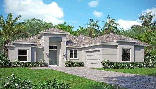 New construction Single-Family house 13921 Belterra Drive, Port St. Lucie, FL 34987 Sage- photo 0