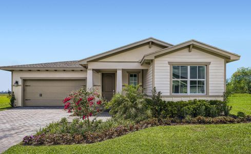 New construction Single-Family house 19015 Wood Stork Way, Loxahatchee, FL 33470 Coriander- photo 0