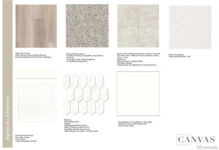 Design Selections. Home is currently under construction, selections subject to change.