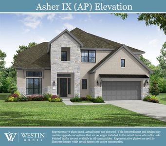 New construction Single-Family house The Asher IX, 21206 Prince Of Orange Lane, Cypress, TX 77433 - photo