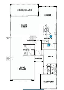 New construction Single-Family house 7404 W Bent Tree Dr, Peoria, AZ 85383 Plan 4016 Exterior A- photo 1 1