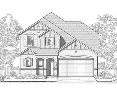 New construction Single-Family house 2416 Halter Drive, Aubrey, TX 76227 Panamera Plan- photo