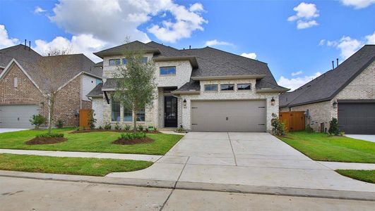 New construction Single-Family house 21022 Sargo Palms Drive, Cypress, TX 77433 Design 3095W- photo 0