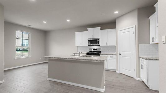 Kitchen - All Home and community information, including pricing, included features, terms, availability and amenities, are subject to change at any time without notice or obligation. All Drawings, pictures, photographs, video, square footages, floor plans, elevations, features, colors and sizes are approximate for illustration purposes only and will vary from the homes as built.