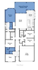 New construction Single-Family house 8109 Royal Mint Cove, Lago Vista, TX 78645 Denton Plan- photo 1 1