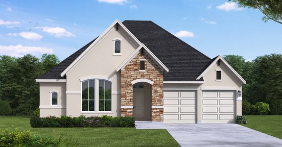 New construction Single-Family house Blossom (2280-HV-45), 31703 Harmony Heights Lane, Hockley, TX 77447 - photo