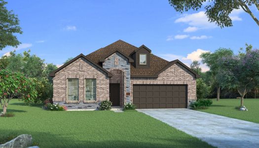 New construction Single-Family house 2100 Sesaro Drive, Aubrey, TX 76227 Basswood II U- photo 1 1