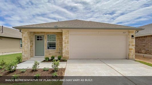 New construction Single-Family house 216 Arroyo Sweetwood Loop, Kyle, TX 78640 The Diana- photo 0 0
